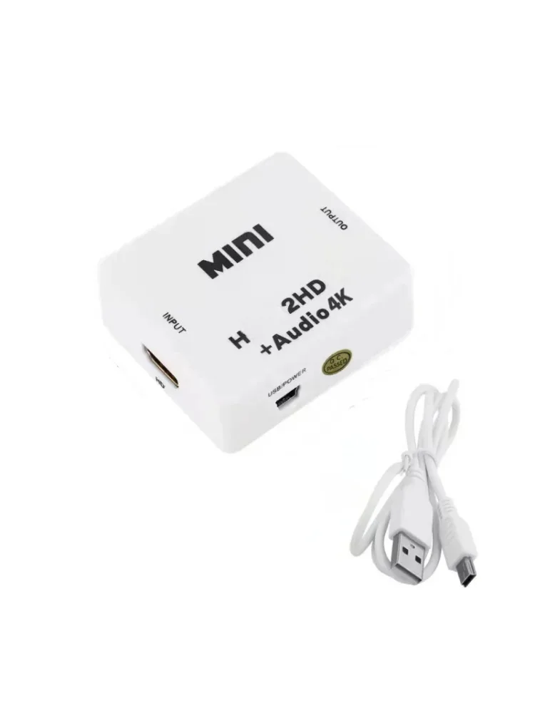 Konwerter Mini Audio HD 1080P Ekstraktor audio Przełącznik adaptera do laptopa PC HDTV — zdjęcie 2