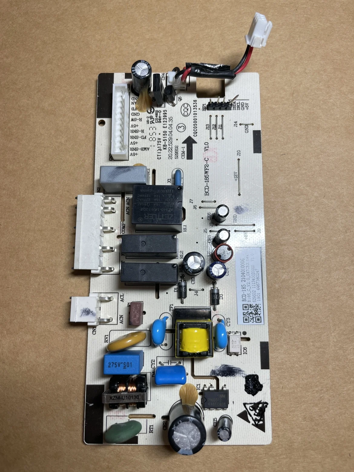 

For TCL refrigerator main board BCD-185WF2-C 2104010006 genuine