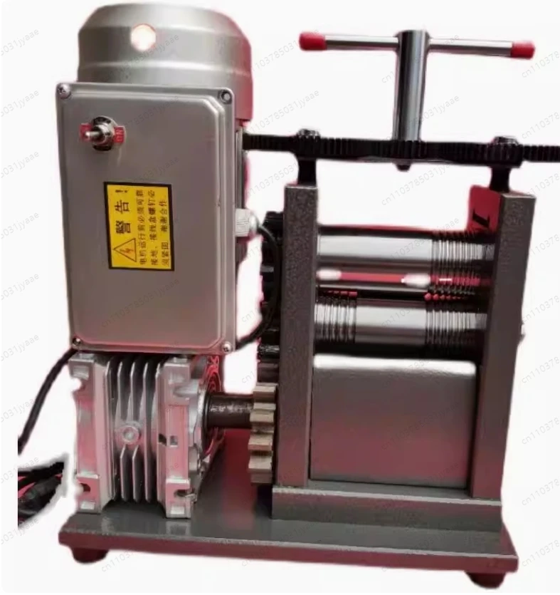 

Gold Silver Wire Sheet Roller 370W Electric Rolling Mill Machine Jewery Making Tool With Wire Collection 220V