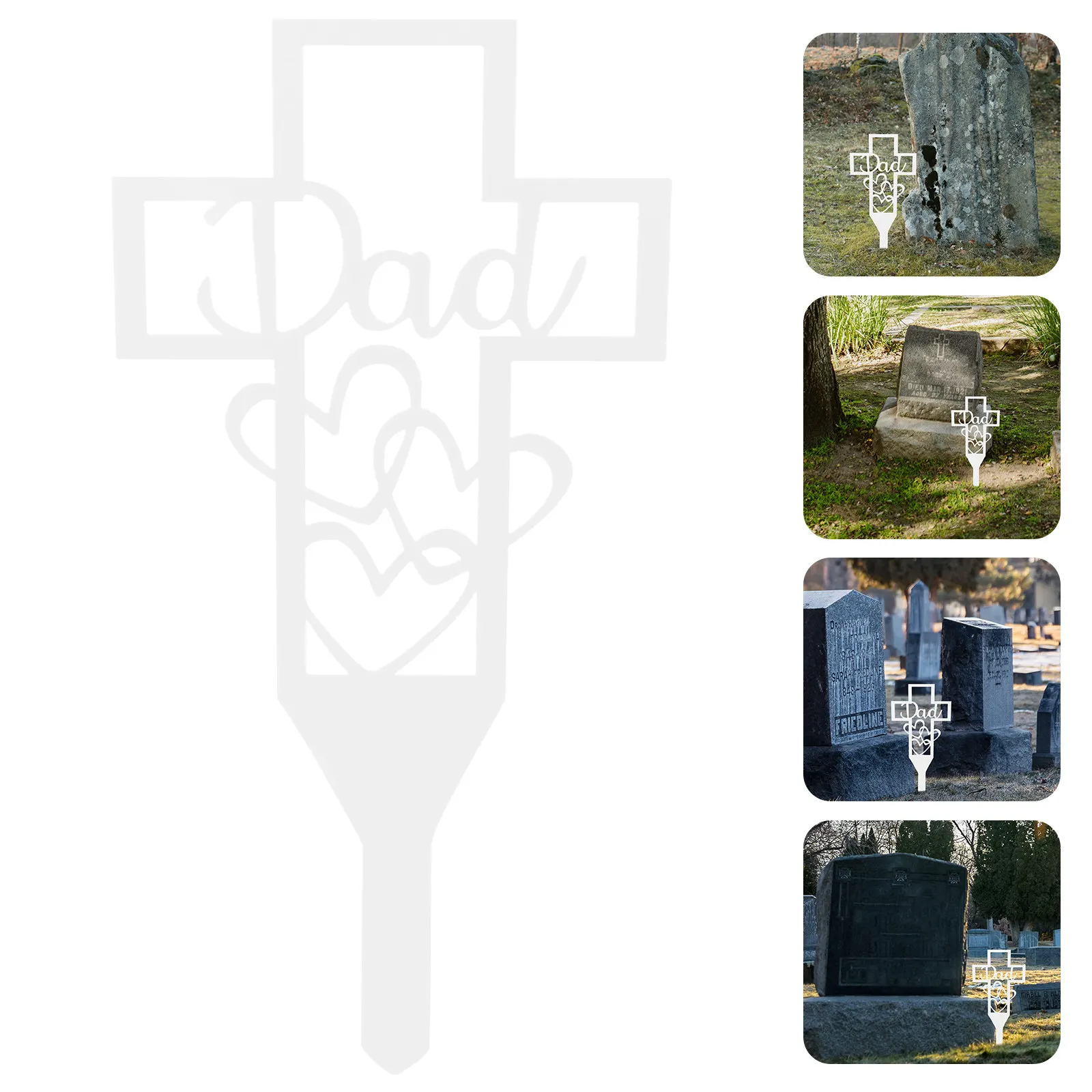 

Декоративный колышек для кладбища, сада, двора, дорожек, газона, скульптура для украшения приусадебного участка