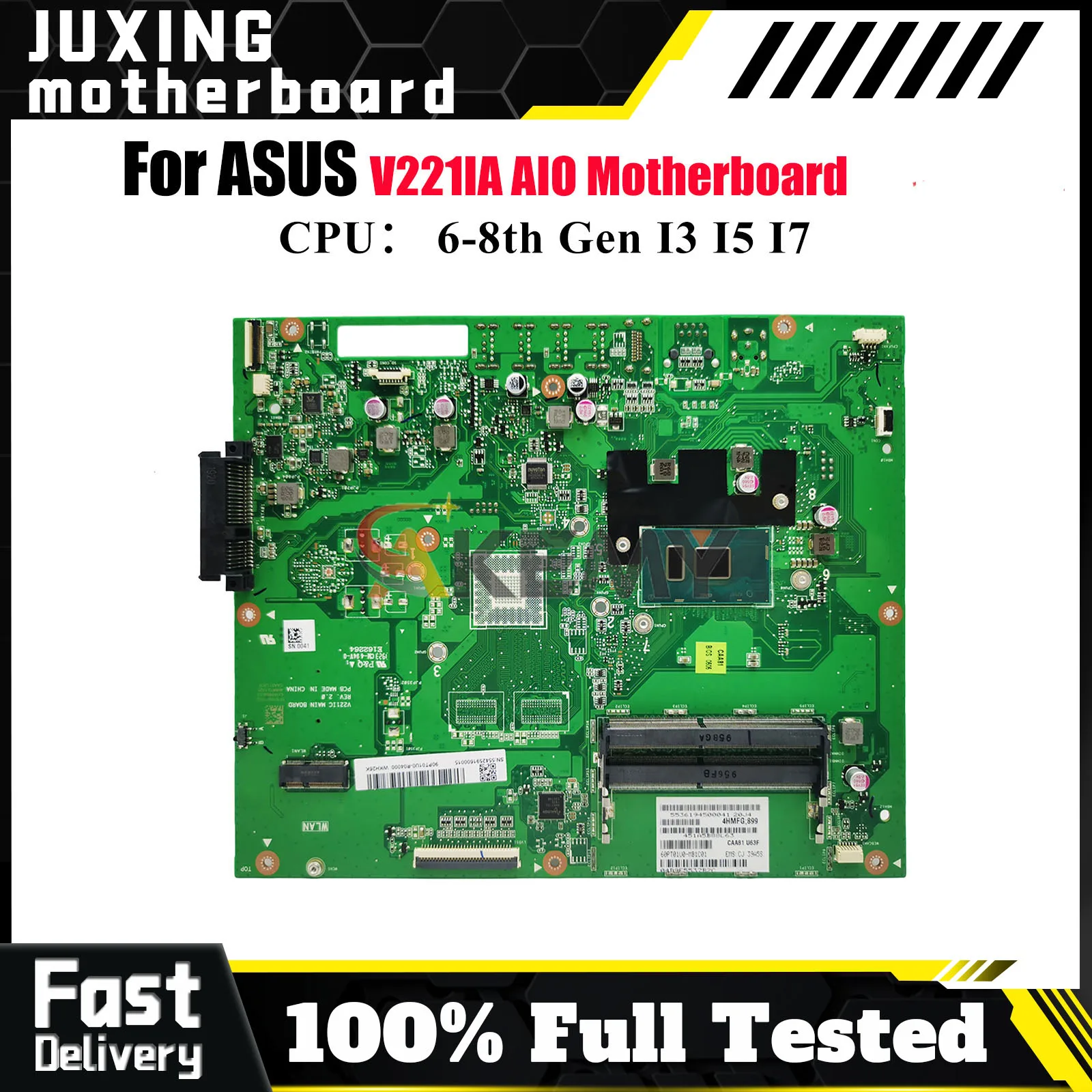 

Материнская плата V221IA для ASUS Vivo AiO V221I V221IA V221IC V221ID с процессором I3 I5 I7, 100% тестирование, ОК, быстрая доставка, stk