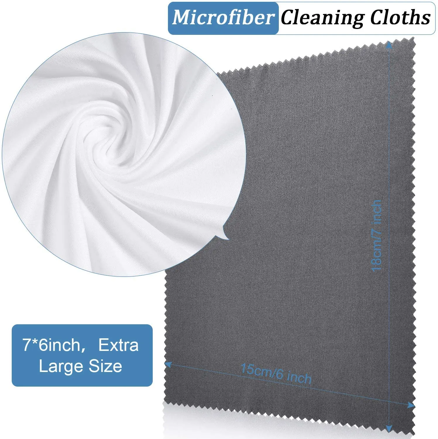 قماش تنظيف من الألياف الدقيقة مطبوع بشعار مخصص لشاشات إلكترونية عالية التقنية منتجات العناية بالنظارات من الصين