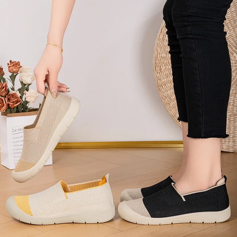 

Women's new flat shoes, multifunctional travel shoes, casual shoes, soft soled comfortable single shoes
