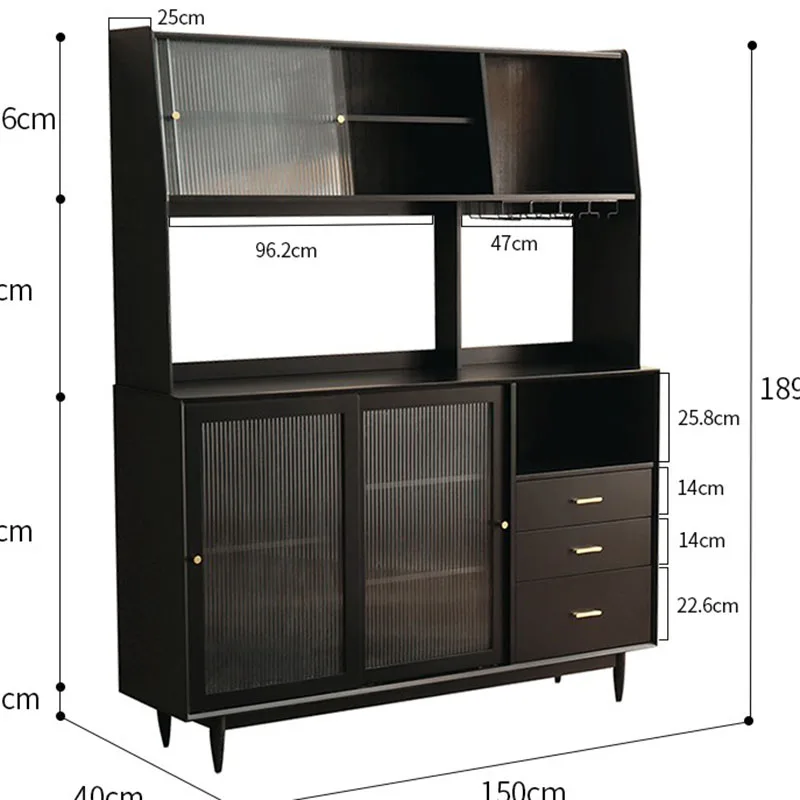 Aparadores de estante de almacenamiento, estantes tradicionales industriales de lujo, muebles chinos, HDH