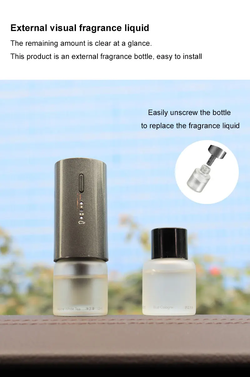 Car Outlet Vent Perfume Clips Air Freshener USB Fragrance Diffuser Home Smell Distributor Aromatherapy Scent Air Refresher Gift view 4