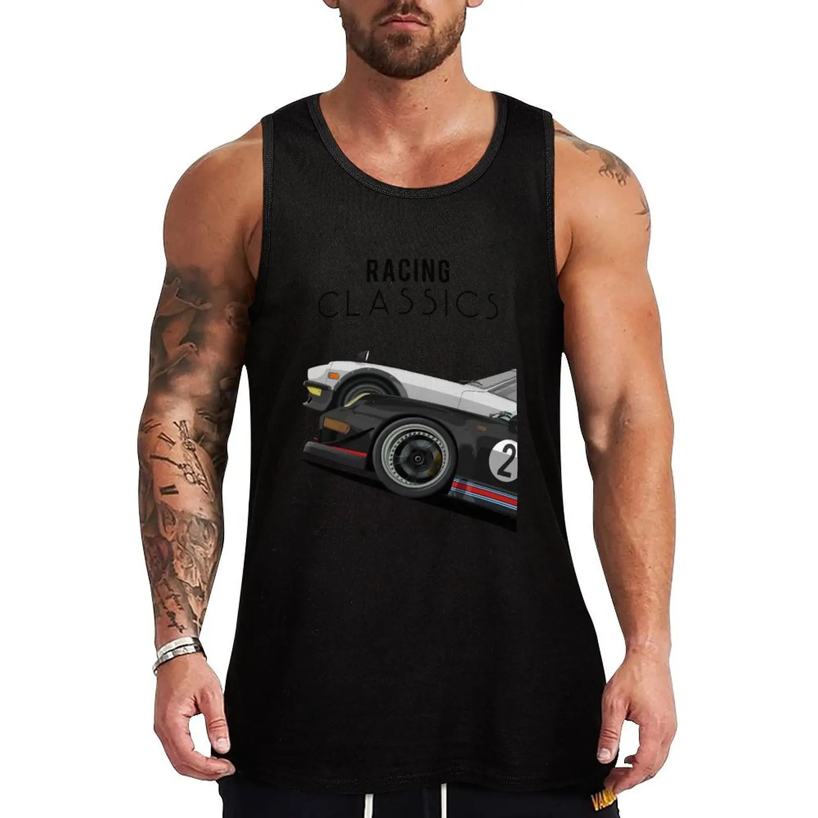 Racing Classics Tank Top Work Outdoor Tank Top Durable Utility Sleeveless