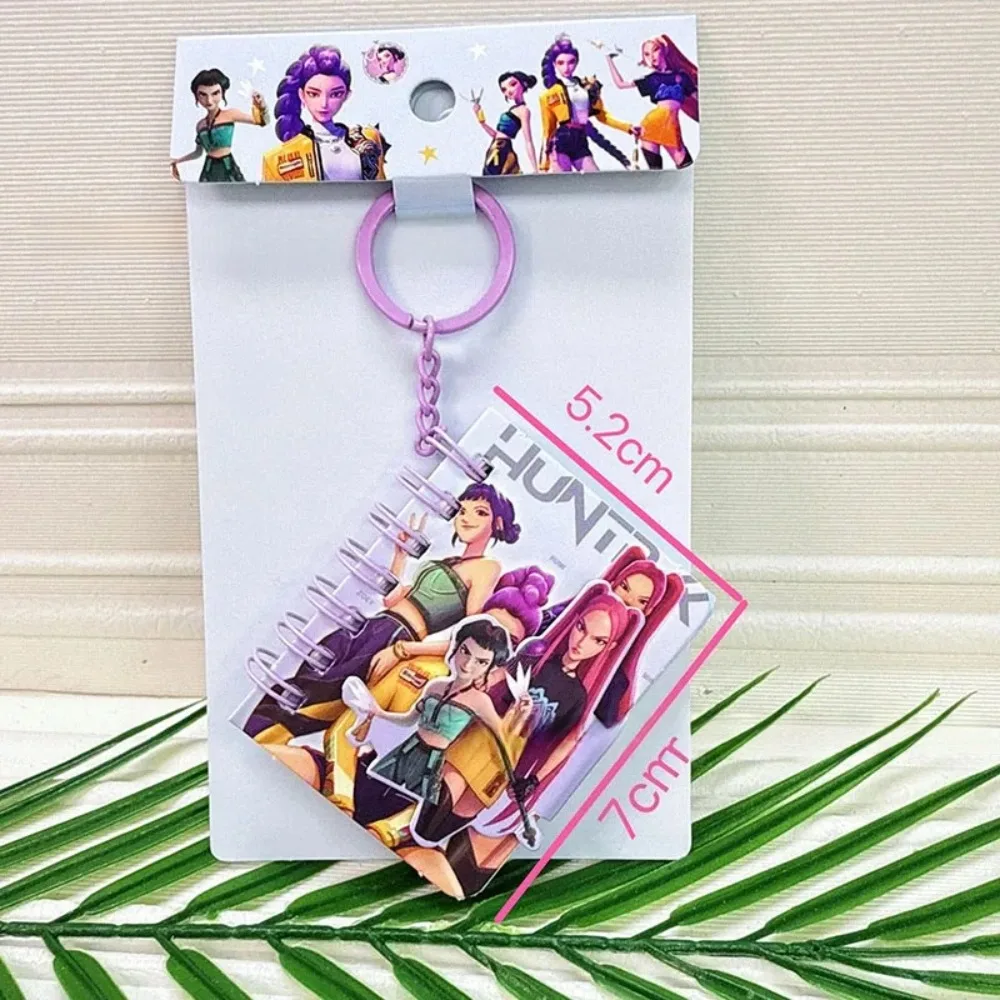 4 шт. Kpop Demon Hunters мини-блокнот Rumi Mira Zoey Binder мультфильм аниме канцелярские принадлежности обратно в школу подарки 5,2*7 см