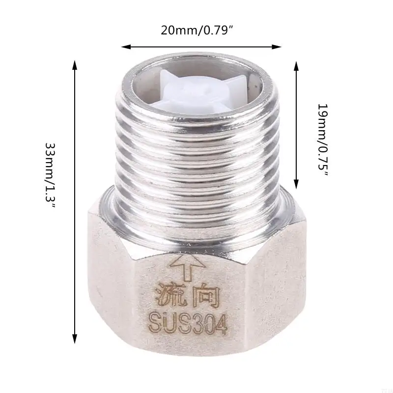 77JA Kiểm tra bằng xơ bằng đồng cho đa năng kiểm tra một chiều cho nhà vệ sinh, nước nước cho nước tan