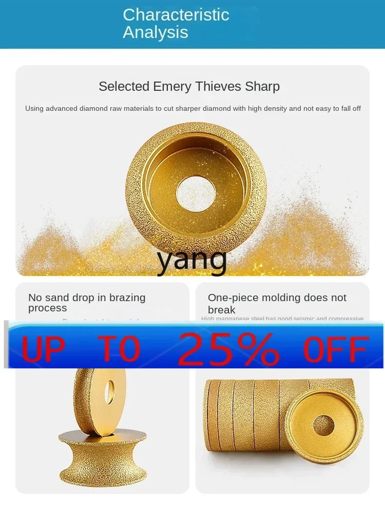 CX Granite Tile Trimming Chamfering Artifact Slotting Grinding Arc Angle Grinding Machine Grinding Head