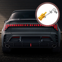 Car Sound Whistle Aluminum Alloy Exhaust Pipe 25Cm Diameter 102Cm Length Easy Install Vehicle Sound Effect Generator Tailpipe