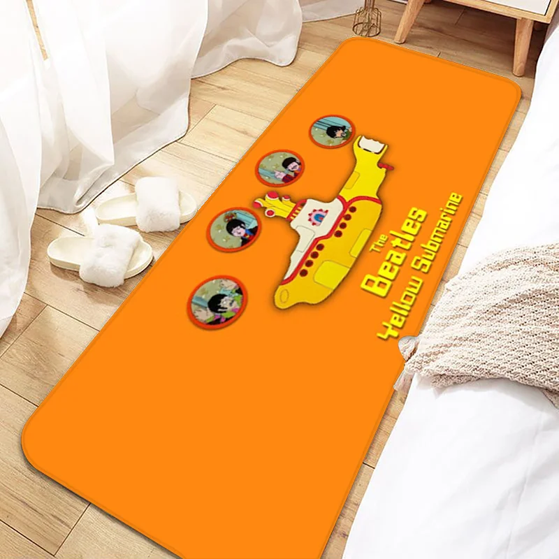 Yellow Submarine Door Mat Entrance Non-slip Doormat Washable Kitchen Carpet Living Room Hallway Rugs Bathroom Bath Door Mats