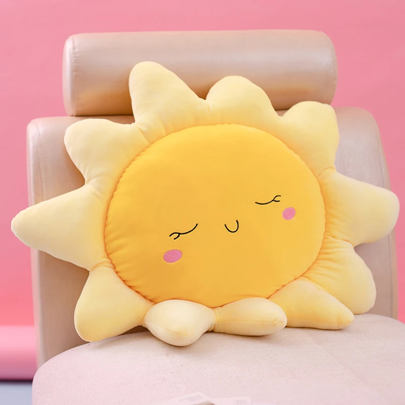 Creative Rainbow Plush Toys Fantastic Sky Series Pillow Stuffed Sun Cloud Soft Shell Sofa Cushion Kids Girl Room Decor Xmas Gift