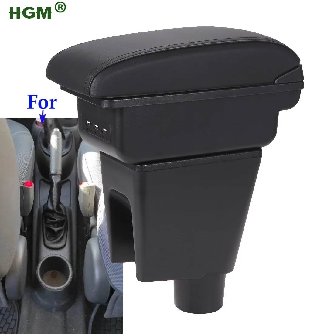 

For Chevrolet Spark 3 Armrest Box For Chevrolet Spark III Aveo T200 Car Armrest Storage Box Car Interior Parts Accessories