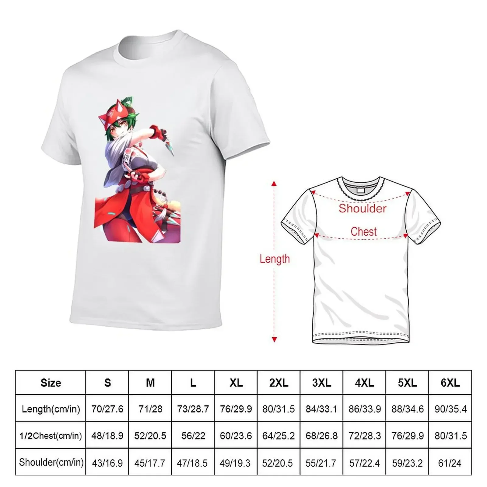 Kiriko Video Game Tshirt T-Shirt vintage anime shirt sports fans anime tshirt Men's t shirts