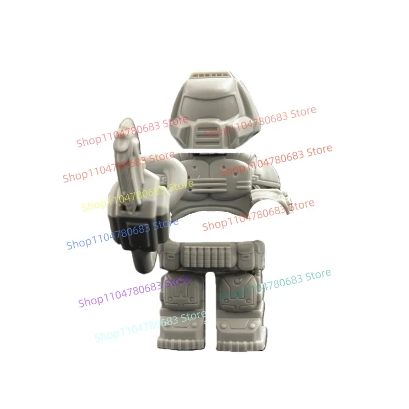 

MOC Building Block Powered Mech Mini Figure Assembly Model Display Anime Game Toy Decorative Holiday Gift Collectible