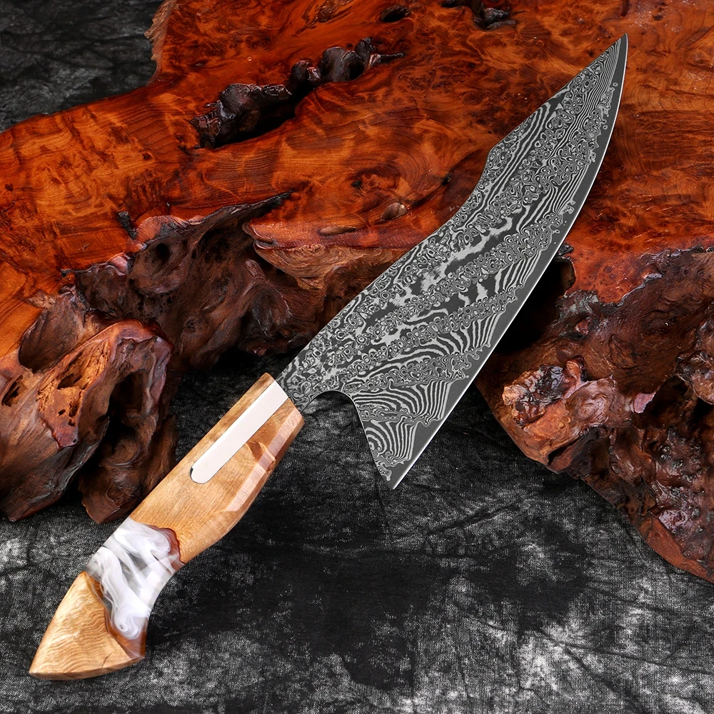 

XITUO High Quality VG10 Damascus Steel 8-Inch Chef's Knife Japanese Sushi Knife Ergonomic Handle Kitchen Cooking Cutting Tool
