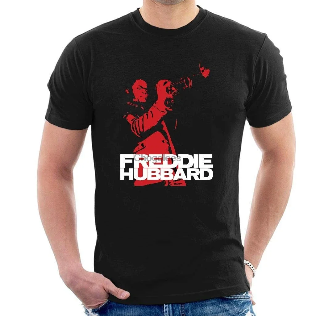 ATAI001 Men's Freddie Hubbard Logo Black T-Shirt Classic Cool Tee