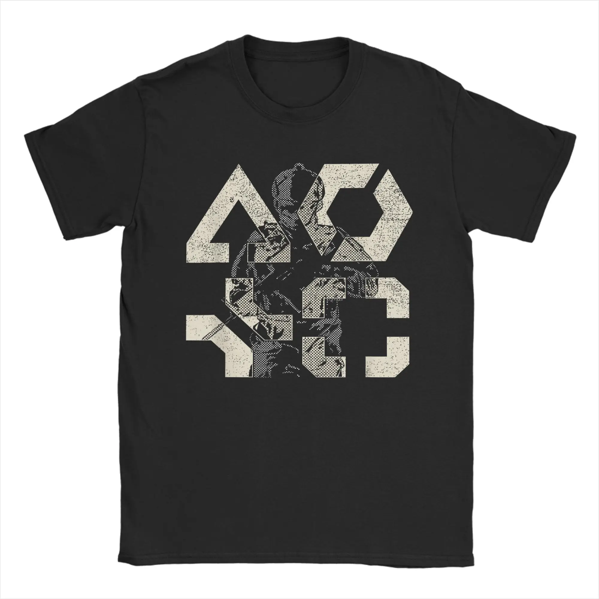 Vintage Battlefield Class Soldier Game BF6 T-Shirts for Men Crew Neck T Shirt Army Camo Short Sleeve Tees Graphic Clothes