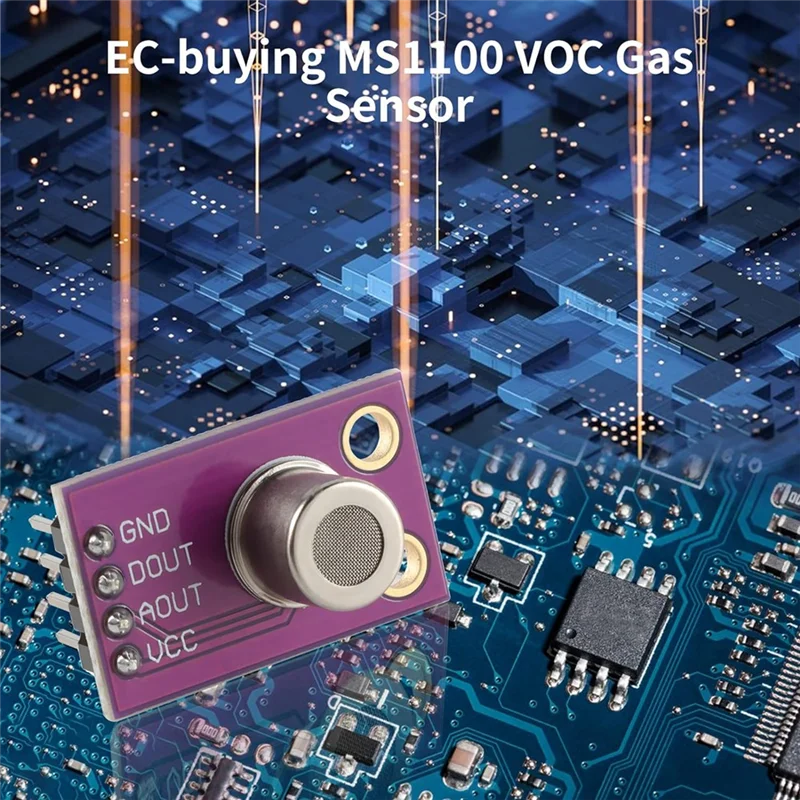 AB25-MS1100 Gas Sensor Module, High-Precision TVOC And CO2 Detection, Household And Laboratory Gas Quality Sensing