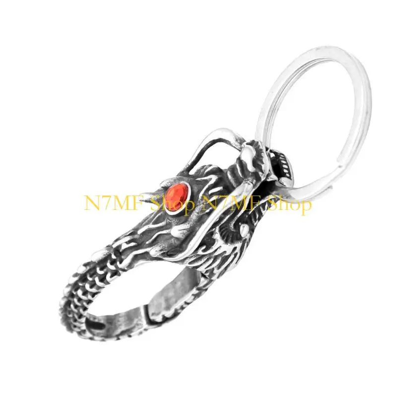 N7MF Sturdy Stainless Steel Holder Accessory With Unique Dragon Designs