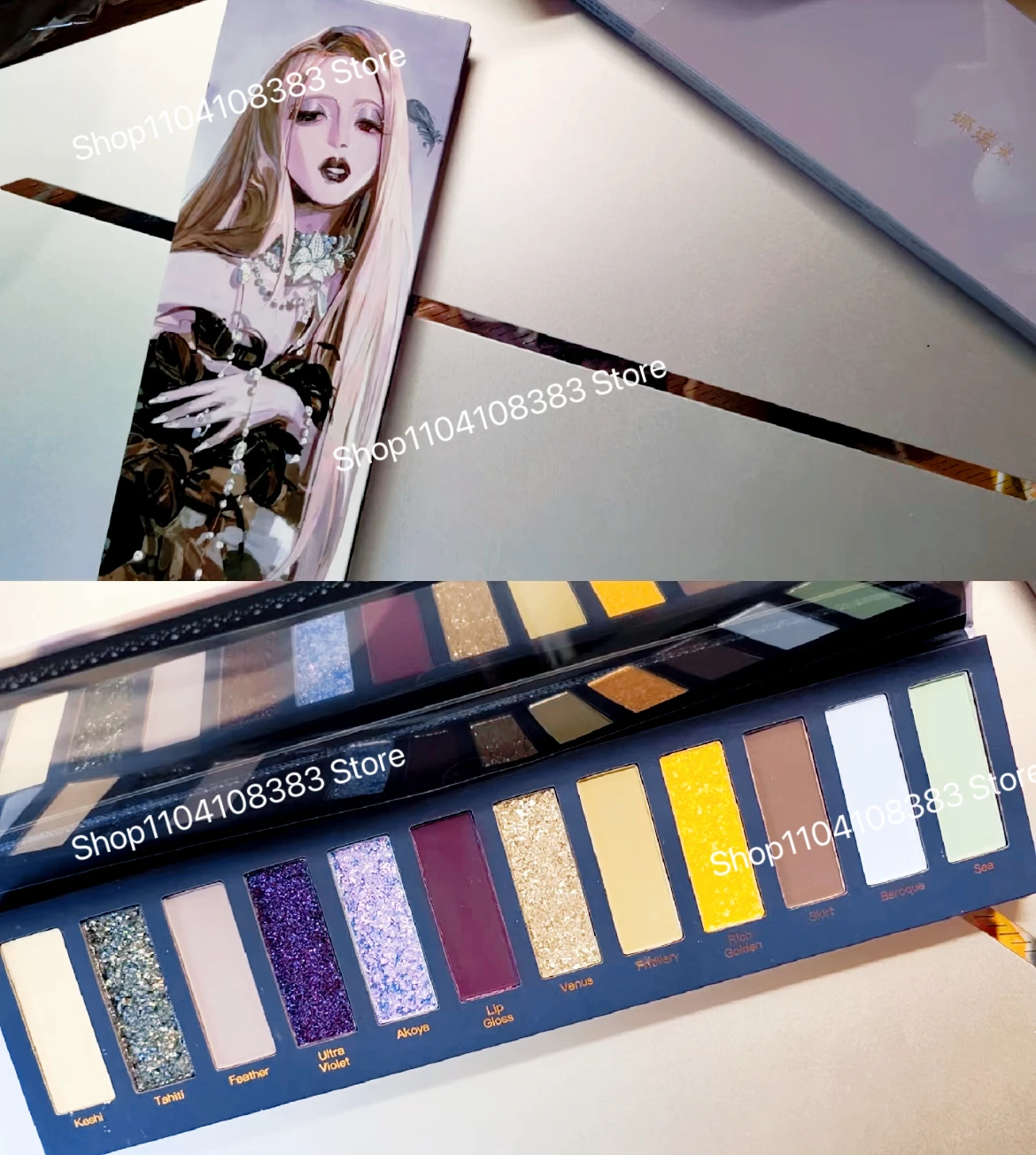 Paleta de Sombras Narimi Purpl - Eyeshadow Glitter Pigment avaliação e preço