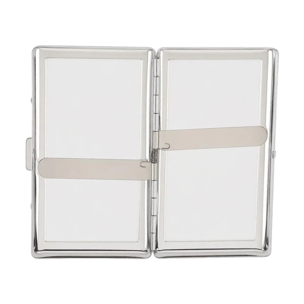 Vintage-Style Vintage Card Case Metal Material Easy Snap Metal Case Multi-function Versatile Design Card Holder ID Card Holder