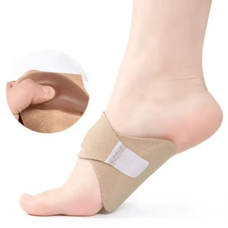 1Pair Unisex Arch Support Sports Shoe Insoles Flat Feet Correction Forefoot Pressure Relief Foot Cushion Pads