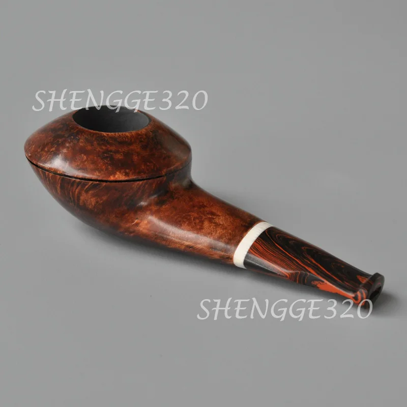 أنبوب تبغ خشبي مصنوع يدويًا من جذور برير بولدوج قصير لتدفئة الأنف من كمبرلاند جذع قصير #5