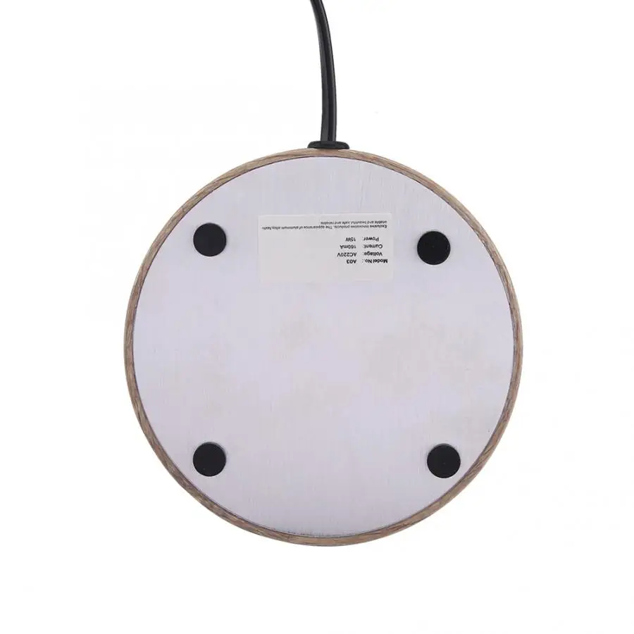 防水ウッドコーヒーカップ,ウォーマー,タッチコントロールカップ,コーヒーヒーター,ミルクティー,水加熱パッド,暖かく保つ