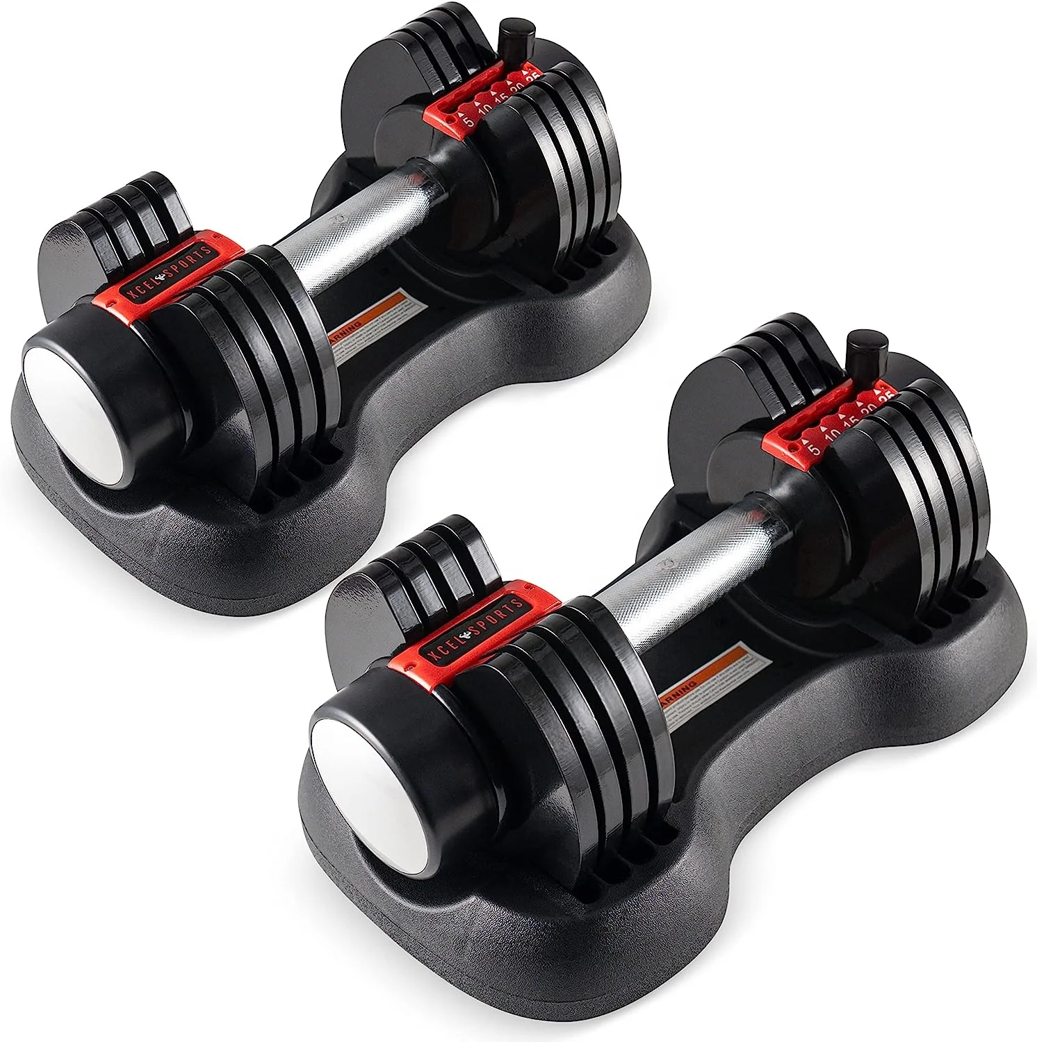 

25lb Adjustable Dumbbell Strength Training Gym Equipment Dumbbell Set Gym Adjustable Dumbbell 2025 New