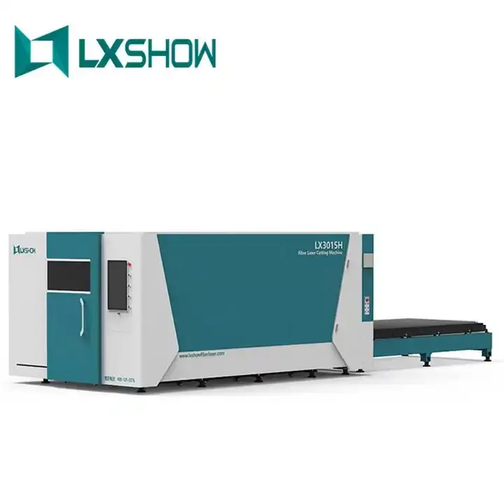 Máquina de corte do laser da fibra com tabela da troca, tampa da segurança, folha do metal, certificação do CE, 3000W, 6000W, 3015