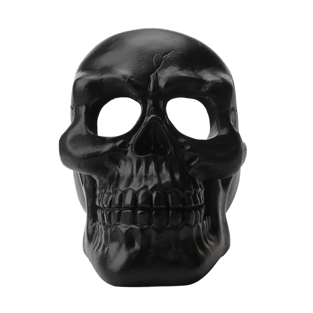 

Ash Tray Large Ashtray Cigar for Bar Resin Patio Black Cigarette Home Mysterious Skull