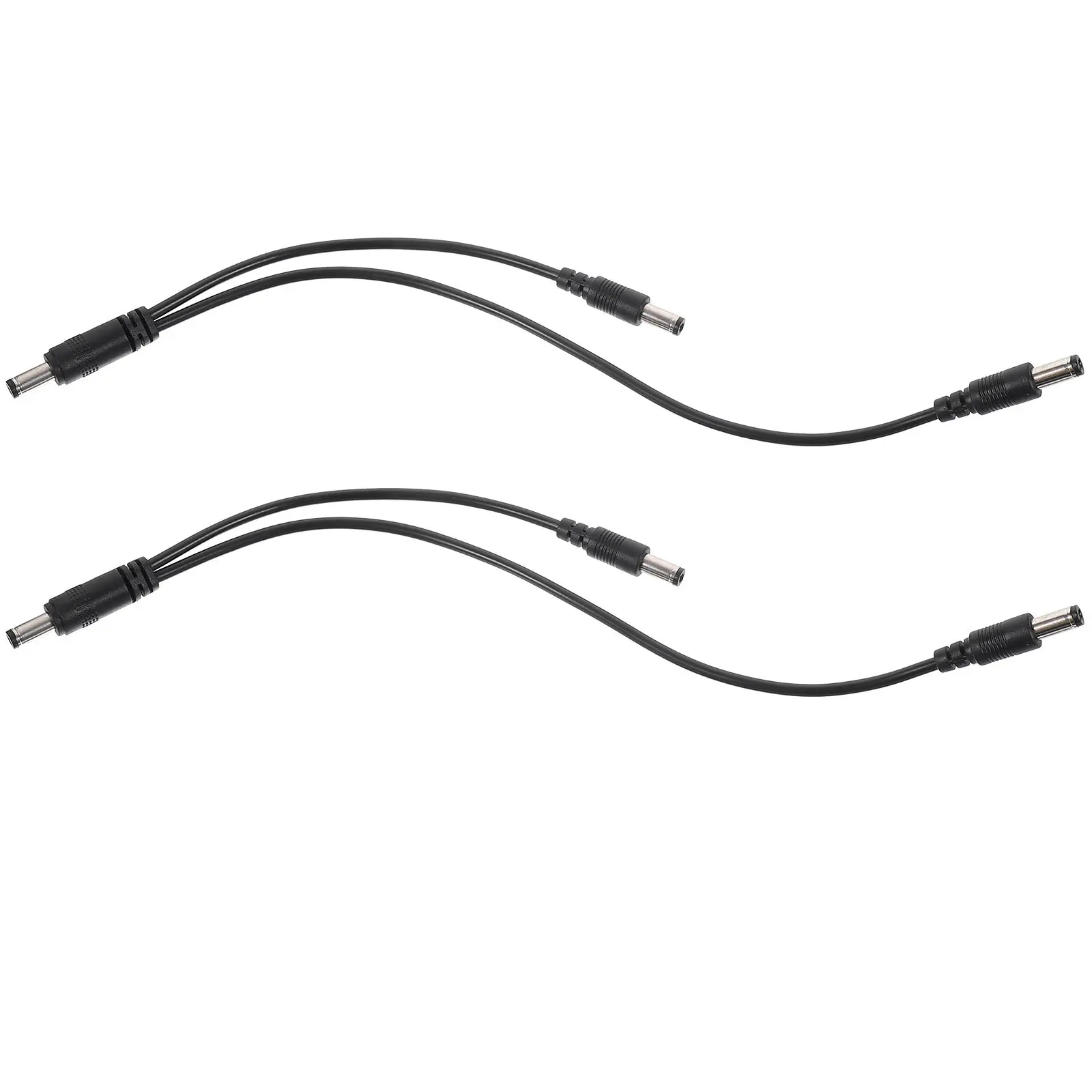 2Pcs Effector Voltage Booster Line PVC Cable Musical Instrument Effector Voltage Boosting Accessory for Electric Guitar Bass