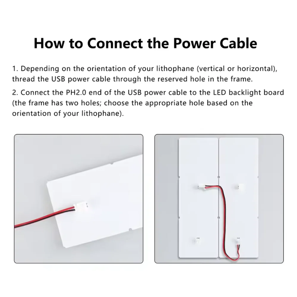 For Bambu Lab Lithophane Led Panel CMYK LED Backlight Board PLA Basic CMYK Lithophane Bundle 3D Print Lithophane Photo 96x144mm