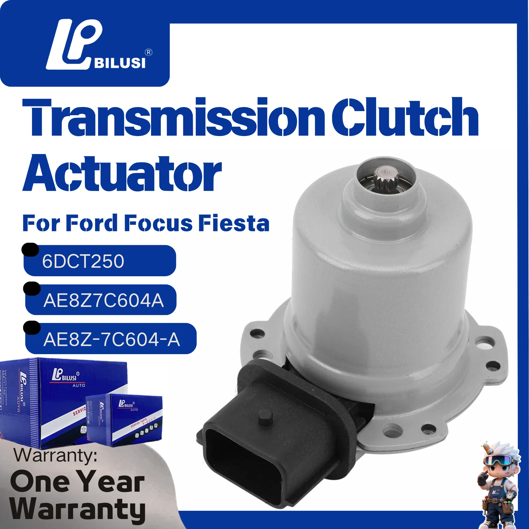 

Комплект вилок сцепления и подшипников BILUSI New 6DCT250 DPS6 PS250 CA6Z7A508E BV6Z7A508A для трансмиссии с двойным сцеплением, подходит для Ford Focus Fiesta