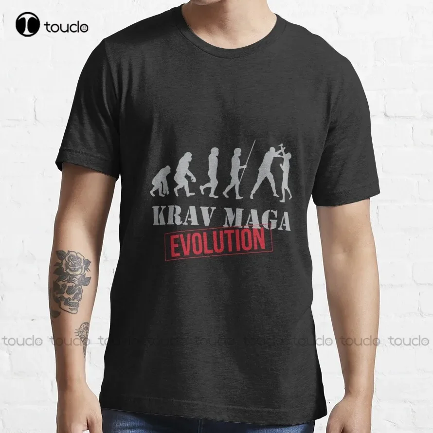 Krav Maga Evolution T-Shirt Family Shirts High Quality Cute Elegant Lovely Kawaii Cartoon Sweet Harajuku Cotton Tee Shirts New