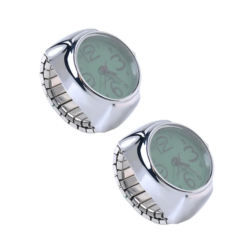 2-teilige Paar-Ringuhr für Mädchen, intelligente Mini-Uhren, Paare, Männer und Frauen