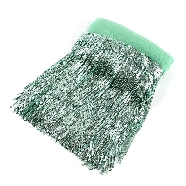 1/2/5 Yards Meetee 10/18 cm Pailletten Quaste Spitzenbesatz Fransenbesatz Band für Kleidung Kleid Dekoration DIY Nähzubehör