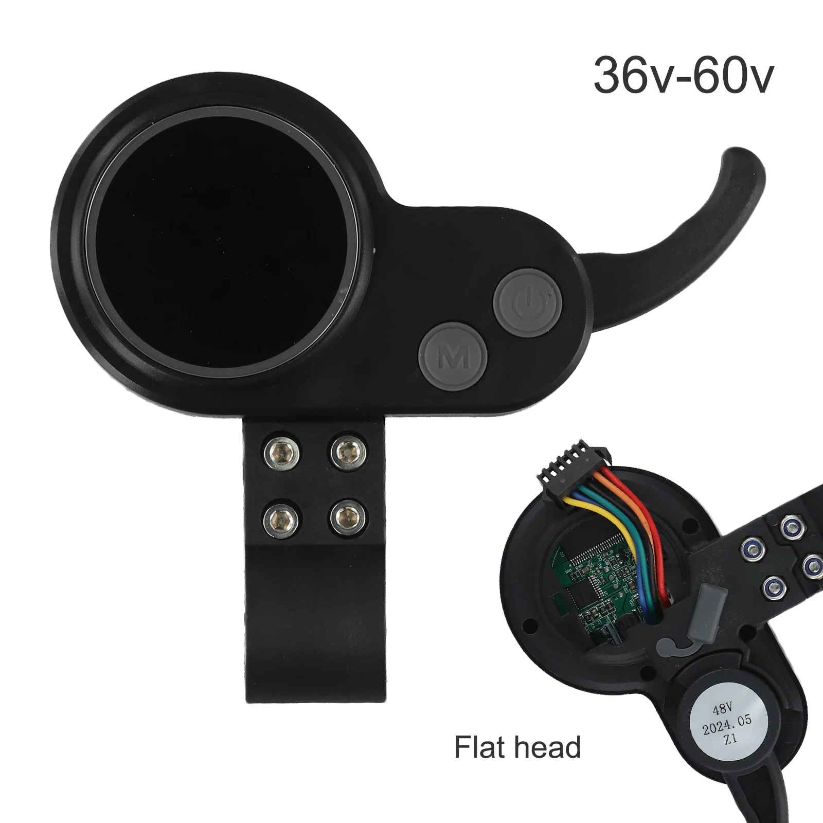 

Electric Scooter Display for JP Brand Compatible with 36V and 60V Voltage Featuring 6 Pin Connector Control Panel