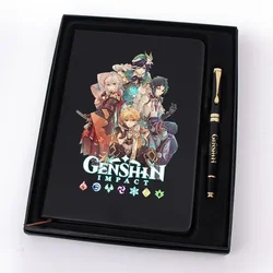 Genshin Impact cuaderno interesante, caja de regalo, Kamisato Ayaka Beelzebul, cuaderno de viajeros para amigos, libro de notas para estudiantes