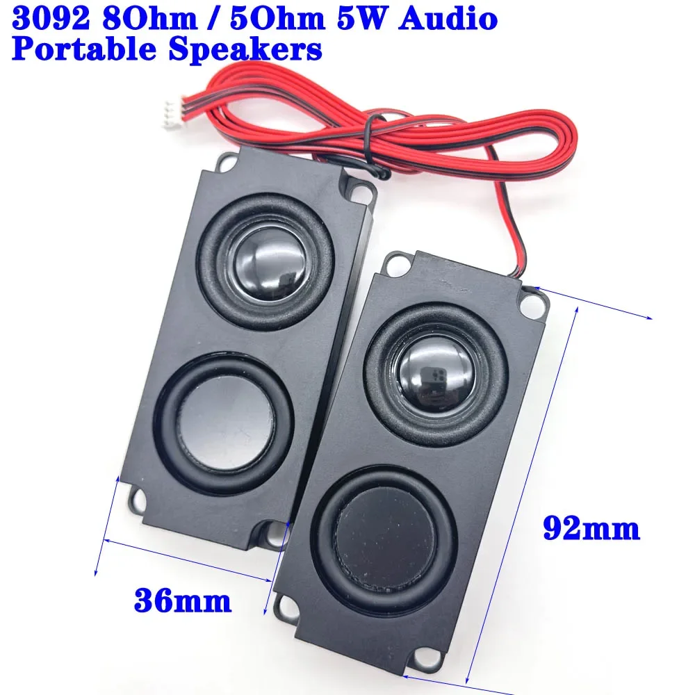 5W 8-Ohm Mini Speaker for Raspberry Pi LCD Compatible Amplifier Soundbox Small Loudspeaker Only for Raspberry Pi LCD Application