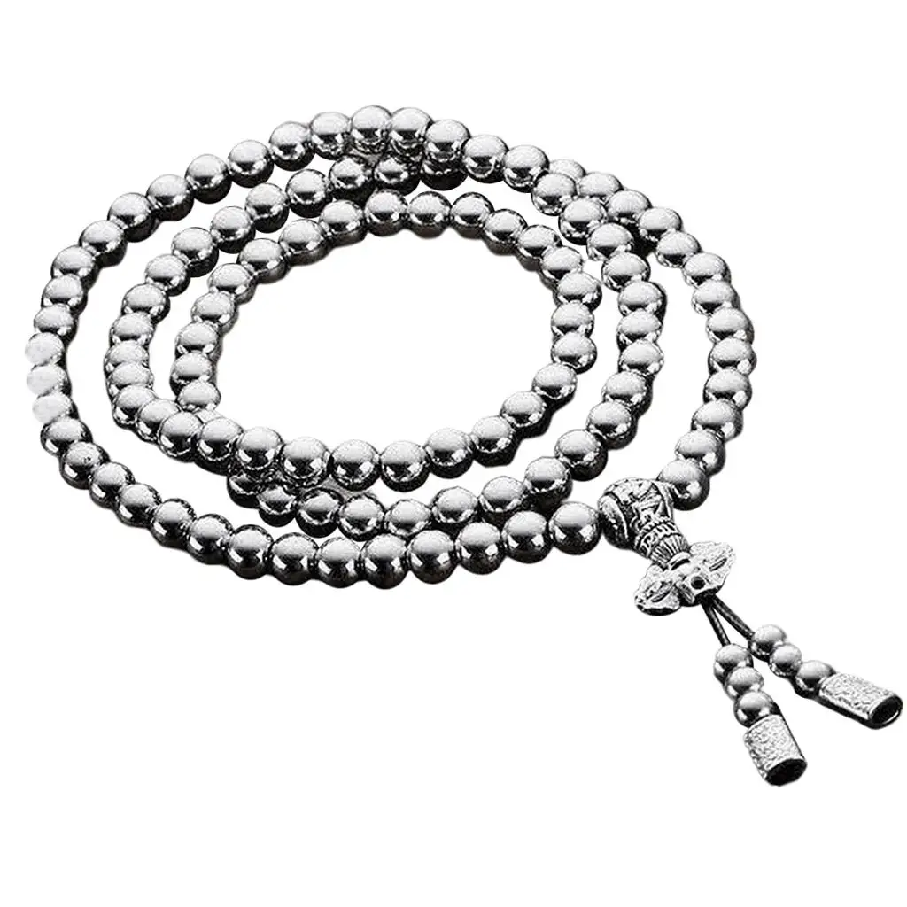 

Полностью стальные бусины Будды, ожерелье, цепочка, аксессуар, водонепроницаемый