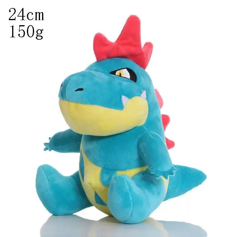 24cm Anime Pokemon Totodile Feraligatr Plush Toys Cartoon Doll Gifts For Children