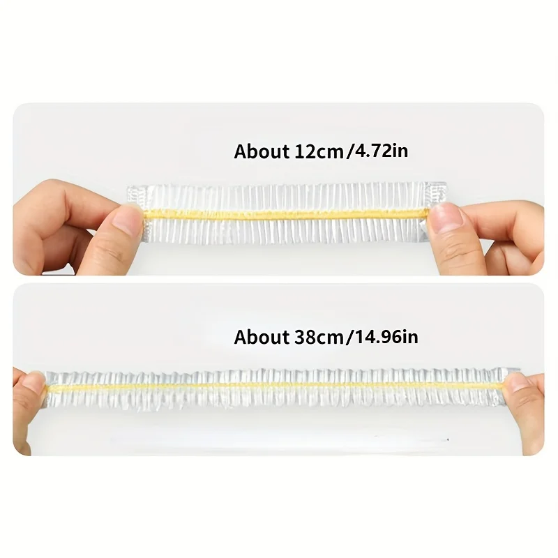 200 Pieces Of Heavy-Duty, Disposable Cling Film – Blue Red, Stretchable, Leak-Proof, Dust-Proof Plastic Film