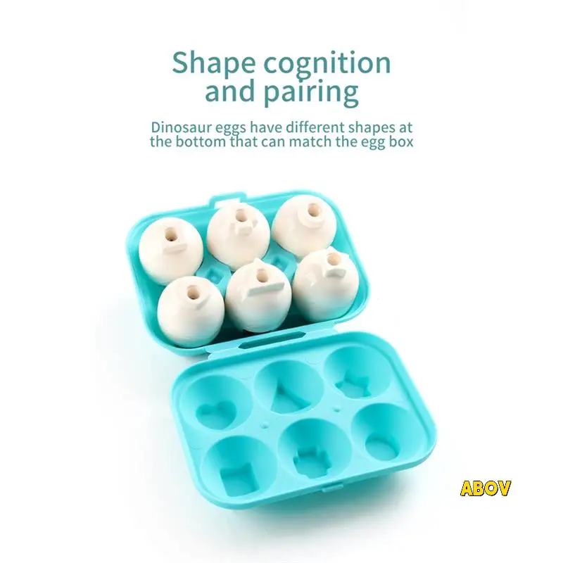 

6PCS 3D Eggs Puzzle Learning Education Math Toys Smart Game Easter Gifts For 1 2 3 Year Old