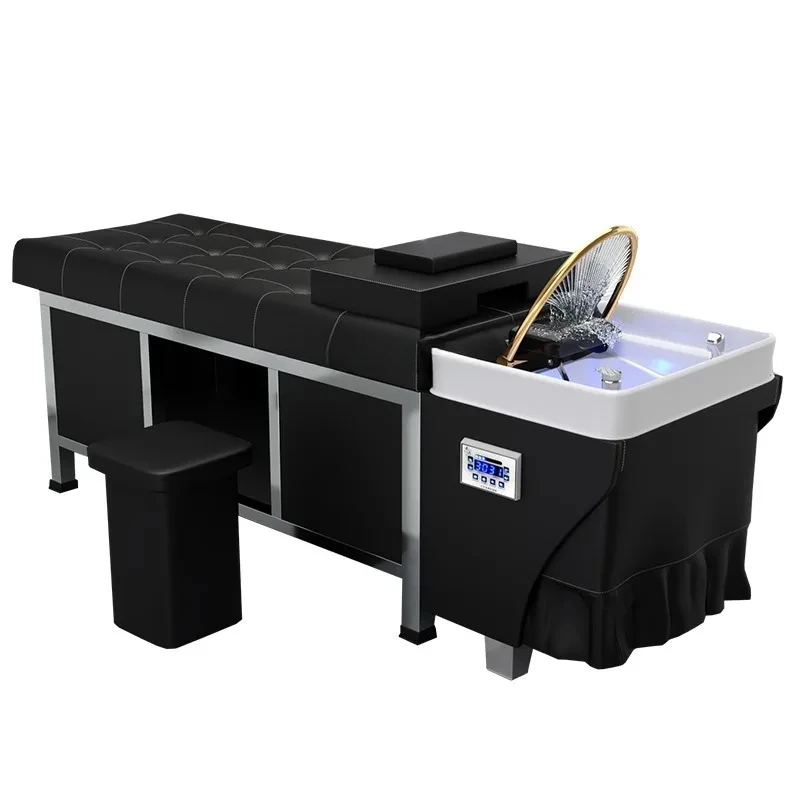 

Thai Style Massage Shampoo Bed Facial Bed One Barber Shop Fumigation Head Therapy Bedside Circulation Flushing Bed