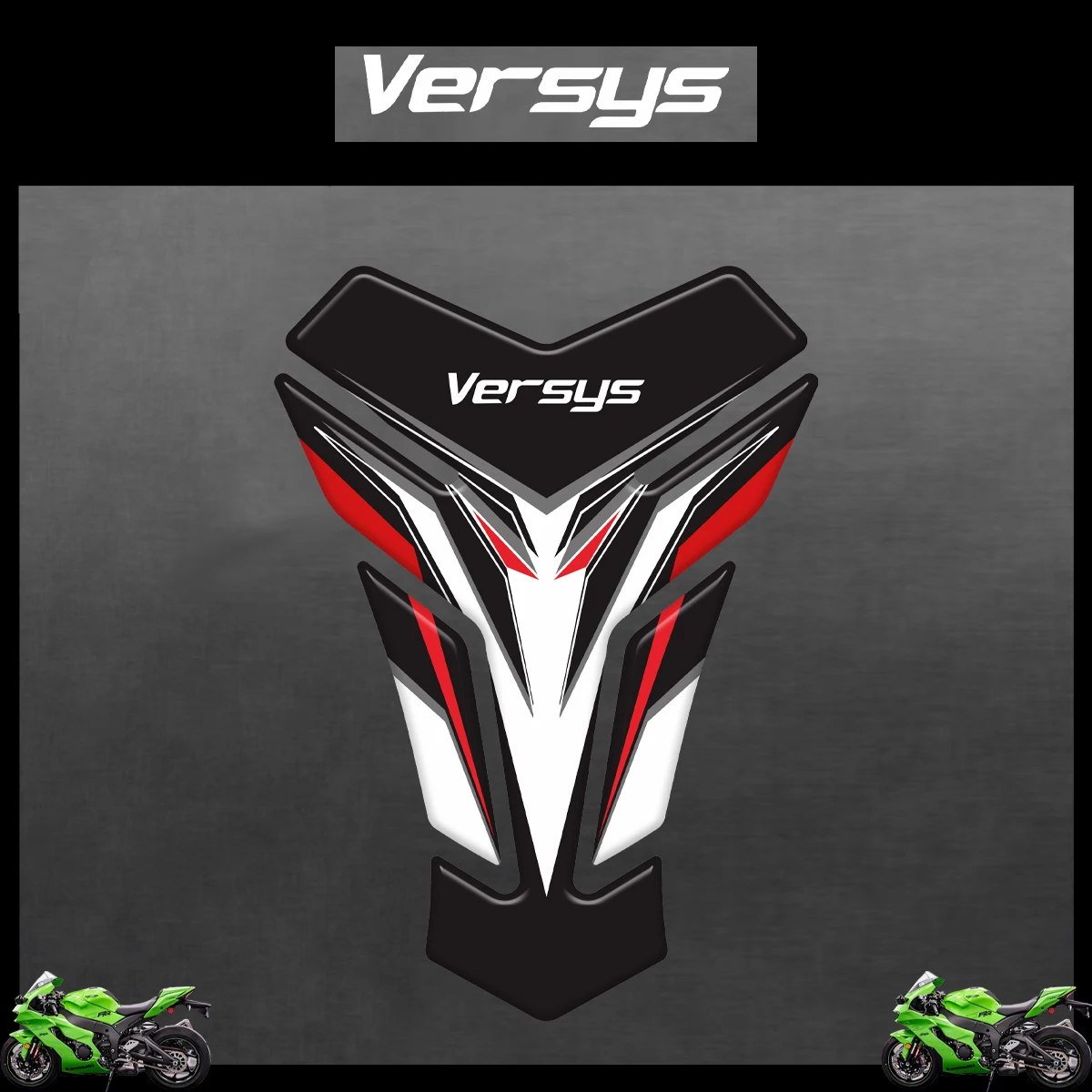 3D Motorrad Tank Pad Schutz Aufkleber für Kawasaki VERSYS1000 VERSYS650 VERSYS-X300