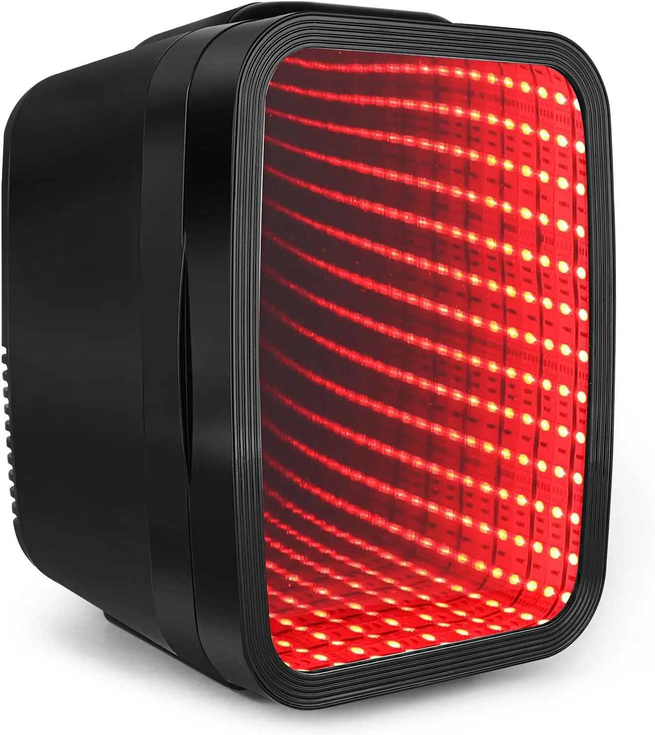

4L Mini Fridge with LED Light, AC/DC Portable Cooler & Warmer for Bedroom, Office, Car - Black