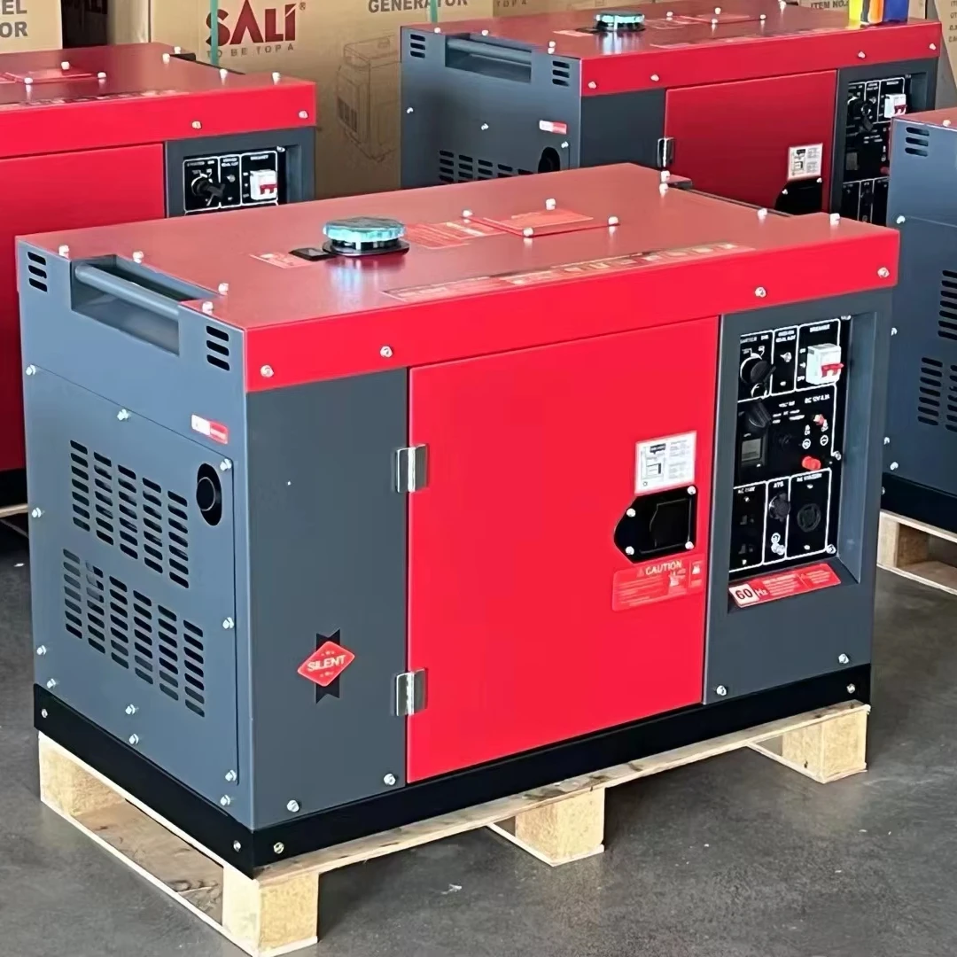 Fast Shipping Portable  Generators Set Super Silent 10KVA to 20KVA with 60Hz Frequency Various Sizes  Genset