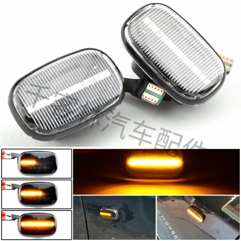 Dynamic LED Flashing Turn Signal Light Side Marker Lamp For Avensis Celica Corolla Caldina Camry Hilux Prius Verso Runx